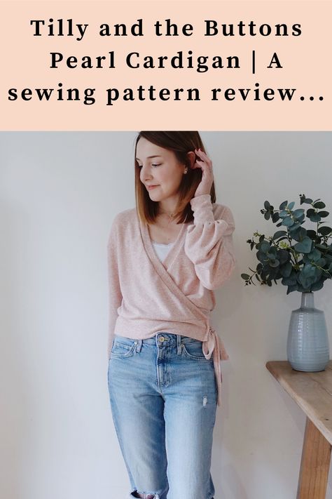 Tilly and the Buttons Pearl Cardigan | A sewing pattern review... - Secret Life of a Seamstress Pearl Cardigan, Tilly And The Buttons, Summer Cardigan, Handmade Wardrobe, Pattern Images, Clothes Sewing Patterns, Wrap Cardigan, Cardigan Pattern, Love Sewing