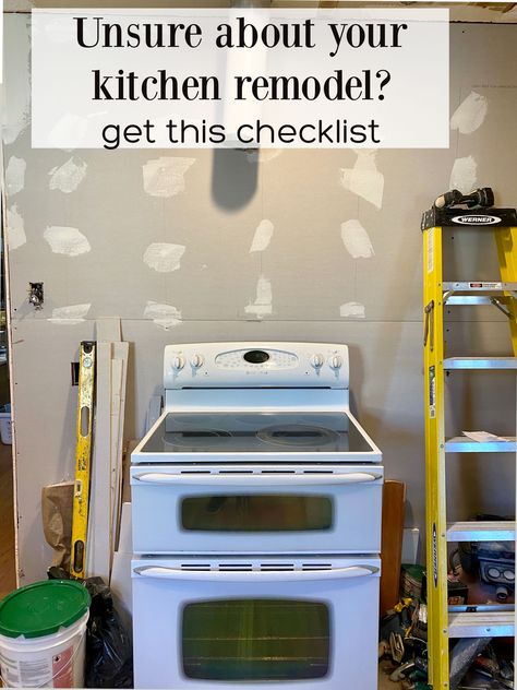 Checklist For Kitchen Remodel, Kitchen Remodel Order Of Events, Kitchen Remodel Tips And Tricks, Kitchen Remodel Timeline, Kitchen Remodel Checklist Free Printable, Kitchen Remodel Step By Step, Kitchen Renovation Checklist, Home Additions Back Of House, Remodeling Checklist