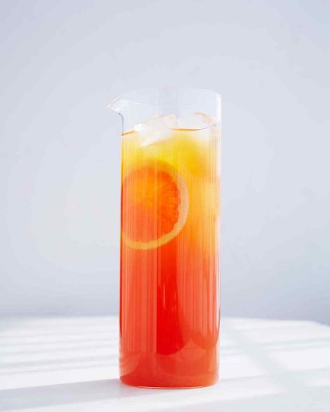 Rooibos Tea and Grapefruit-Ade Fourth Of July Drinks, Refreshing Drinks Recipes, Rooibos Tea, Sweet Drinks, Red Tea, Summer Entertaining, Brewing Tea, Non Alcoholic Drinks, Sweet Tea