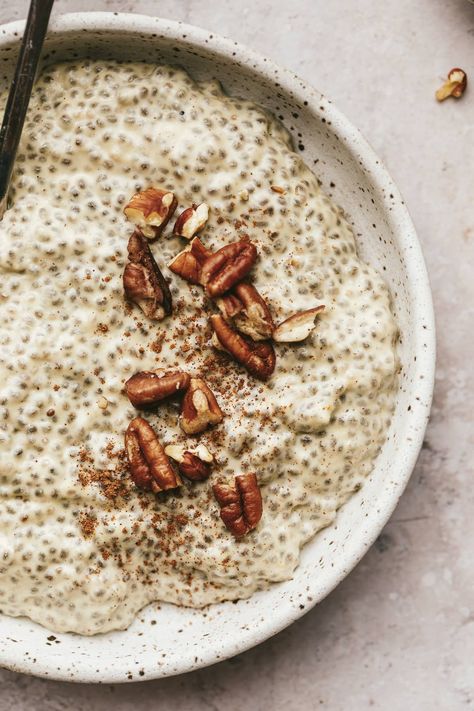 Keto Rice Pudding (Without Cauliflower!) - Stem + Spoon Keto Rice Pudding, Keto Chia Seed Recipes, Keto Rice, Low Carb Rice, Monk Fruit Sweetener, Keto Chia Pudding, Tapioca Pudding, Chia Seed Recipes, Low Carb Sweeteners