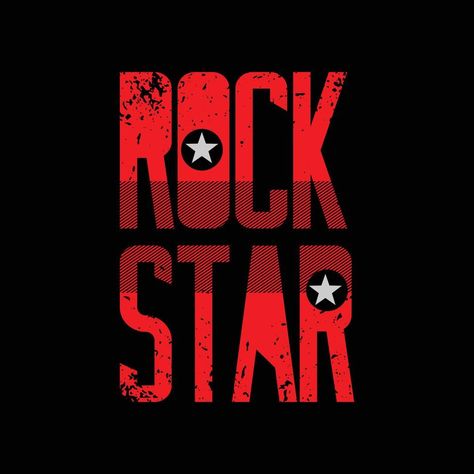 Rockstar Graphic Design, Rockstar Typography, Rockstar Illustration, Rockstar Png, Rockstar Aesthetic, Illustration Typography, Shirt Prints, Rock Star, Png Design