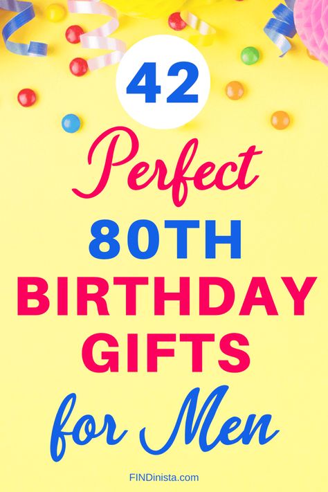 Looking for the best 80th birthday gifts for men?  Look no further!  These brilliant gift ideas will help you celebrate in style!  Don't miss these must-have 80 year old birthday gifts! 80th Birthday Gift Basket Ideas, Mans 80th Birthday Party Ideas, Funny 80th Birthday Ideas, 80 Th Birthday Gift Ideas, Gag Gifts For 80 Year Old Man, Gifts For 80 Year Old Man, 80 Year Old Birthday Gift Ideas, 80th Birthday Gift Ideas For Men, 80th Birthday Party Ideas For Grandpa