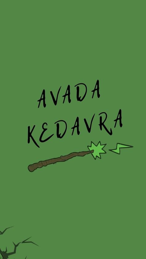 Avada Kedavra Aesthetic, Nama Aesthetic, Slytherin Stuff, Avada Kedavra, Potter Head, Harry Potter Spells, Harry Potter Draco Malfoy, Slytherin House, Screen Saver