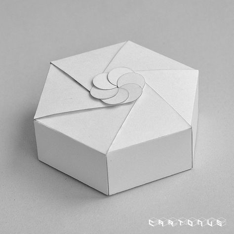 Pentagon Packaging, Origami Jewelry Box, Packaging Dielines, Pen Skills, Hexagon Box, Carton Design, Paper Box Diy, Paper Box Template, Packaging Template