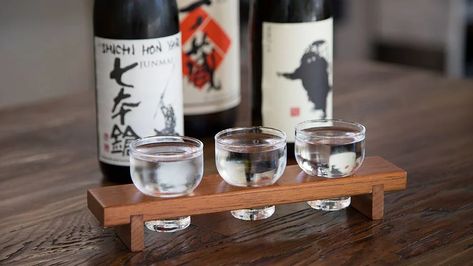 San Diego Is the Newest Frontier for American Sake | Condé Nast Traveler Sake Cocktail, Sake Bar, Japanese Bar, Moving To San Diego, San Diego Restaurants, Sake Bottle, Best Rooftop Bars, Japanese Sake, Beer Festival