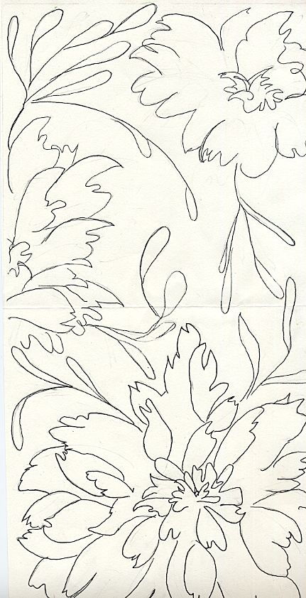 prettypeachpeonies:    This is my rough draft for the current project I’m working on. The final will be a 3 ft x 5 ft piece in color block. Random Inspiration, Flower Sketches, Abstract Floral Print, Pattern Illustration, Floral Illustrations, Botanical Illustration, Textile Prints, Abstract Floral, Pattern Wallpaper