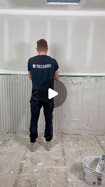 150 likes, 12 comments - refreshhomeimprovements on August 4, 2024: "Do you like the look of a plaster fluted (or ribbed) accent wall? This particular project took a lot of work to achieve this result. What do you think? Was it worth it? … #plaster #diy #homeimprovement #remodel #roomdecor #reels @dapcanada". Fluted Plaster Wall Diy, Fluted Plaster, Plaster Walls Diy, Plaster Diy, Fluted Wall, Was It Worth It, Plaster Walls, Paint Finishes, Diy Wall