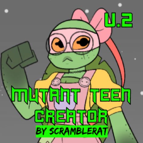 Make Your Own Cartoon Character, Reptile Oc, Dnd Character Maker, Flower Character Design, Rottmnt Future, Mutant Oc, Character Maker Game, Cartoon Art Styles Inspiration, Making A Character