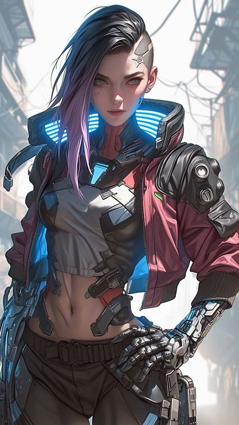 Netrunner Character Design, Cyberpunk Character Inspiration, Cyborgs Art Cyberpunk, Mixed Reality Design, Cyberpunk Character Designs, Sci Fi Character Design Cyberpunk, Cyberpunk Cybernetics, Cyberpunk Art Style, Scifi Mechanic