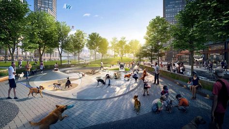 Dog Park Design, Community Playground, Formal Dog, Yard Project, Urban Fabric, Parking Design, Public Garden, Dog Runs, Cultural Experience