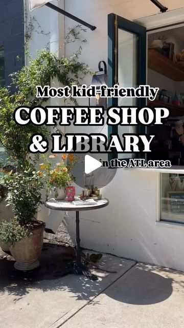 Morgan Trawick | OTPmama  (ATL + Outside The Perimeter) on Instagram: "✨Most kid-friendly coffee shop & library in the Atlanta area! PLUS day trip suggestions!✨

📍 Stop 1: @sessionsstand in Marietta is the most kid-friendly coffee shop I’ve found in the Atlanta area. They have their own nature-based playground that is so much fun for the kids. Let them slide, swing, and crawl through the tunnels while you sip your coffee! Their large outdoor patio space is a dream with a view of the playground and passing trains. Their menu is delicious and I’ve never had a seasonal latte I haven’t loved from them. My kids are a big fan of their smoothies! The inside is large and gorgeous as well. 

📍 Stop 2: Switzer Library in Marietta @cobbcountylibrary . This was the top recommended library for kids f Library For Kids, Library Coffee Shop, Outdoor Patio Space, Georgia On My Mind, Day Trip, Kid Friendly, Outdoor Patio, Coffee Shop, Places To Go