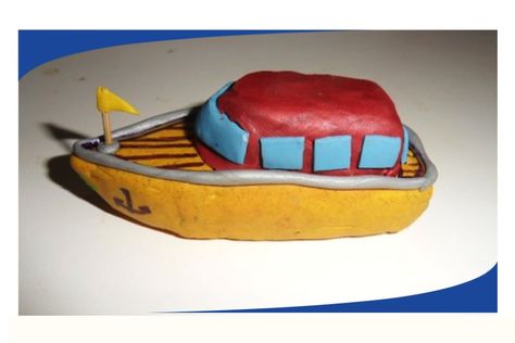 Clay Boat, Clay Workshop, Clay Animation, Clay Classes, Clay Items, Miniature Clay, Pottery Handbuilding, Play Clay, Architectural Interior