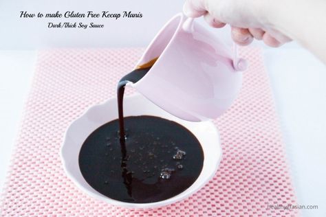 How to make Gluten Free Kecap Manis Asian Recipes Healthy, Gluten Free Asian, Stuffed Tofu, Gluten Free Asian Recipes, Fried Noodles Recipe, Recipes With Soy Sauce, Dark Soy Sauce, Kecap Manis, Blackstrap Molasses