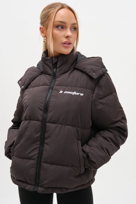 Womens Puffer Winter Casual Jacket, Hooded With Adjustable Waist, In Black – B Couture Couture, Blue Winter Jacket, Puffer Jacket Women, Black B, Mens Cargo, Winter Casual, Casual Jacket, Black Media, Puffer Jacket