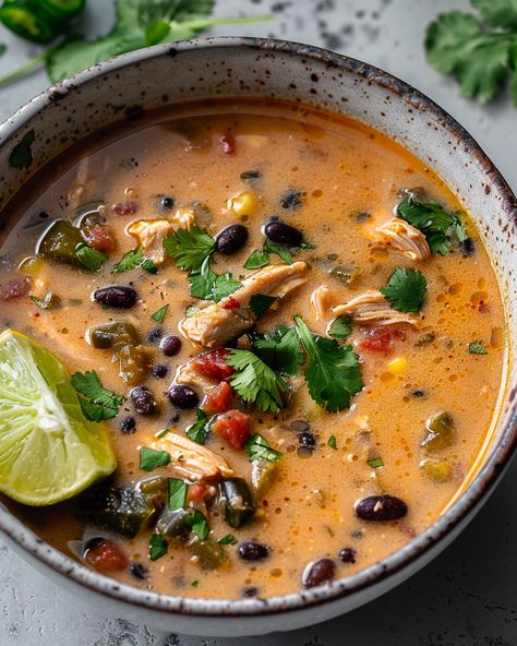 Chicken And Pablano Pepper, Chicken Poblano Soup Recipe, Creamy Chicken Pablano Pepper Soup Joanna Gaines, Chicken And Poblano Soup, Pioneer Woman Spicy Chicken And Black Bean Soup, Chicken And Roasted Poblano Soup, Creamy Chicken Poblano, Chicken Poblano Soup, Chicken Poblano