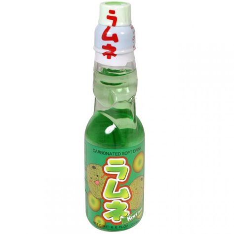 Ramune Soda Kiwi, 6.6 fl oz Ramune Soda, Melon Soda, Japanese Drinks, Food Png, Paint Brush Art, Anime Toys, Food Clothes, Japanese Snacks, Kawaii Food