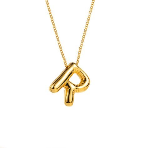 PRICES MAY VARY. Gold Bubble Letters Pendant Necklace——This gold initial bubble necklace has a stunning design, the letters pendant is made of simulated balloon bubble pendant with realistic and exquisite detailing on the letters, and then paired with gold O chain, it's simple, stylish and eye-catching, it's a versatile piece. Multi-Purpose Stackable Necklace——This puffy and cute bubble pendant choker necklace is multi-purpose, you can use the letter pendant in combination with the O chain, wear Initial Letter Necklace, Alphabet Names, Stackable Necklaces, Bubble Necklace, Balloon Chain, Gold Bubbles, Name Pendant, Bubble Necklaces, Letter Pendant Necklace