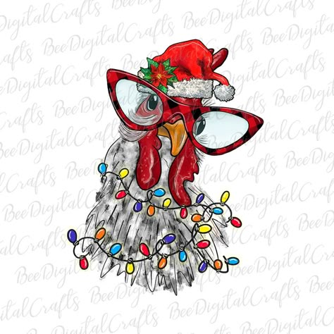 This Digital Drawings & Illustrations item by BeeDigitalCrafts has 163 favorites from Etsy shoppers. Ships from United States. Listed on Nov 22, 2023 Christmas Chicken Art, Christmas Images Printable, Chicken With Glasses, Chicken Sublimation, Santa Hat Png, Watercolor Farm, Christmas Chicken, Free Wall Art, Hat Png