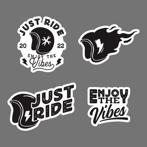 Motorcycle Design Ideas, Motor Sticker Design, Motorcycle Logo Design Ideas, Bike Stickers Graphics, Motorcycle Sticker Design Ideas, Motorcycle Branding, Bike Stickers Design, Cool Sticker Ideas, Motorcycle Graphic Design