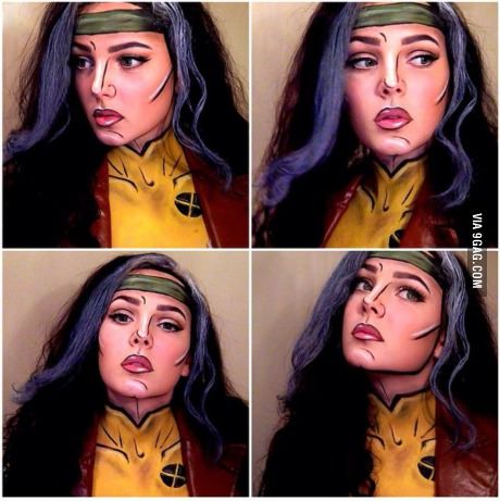 Rogue comic book version, it's not from Star Wars... but it's something Comic Book Makeup, Rogue Comics, Cosplay Memes, Rogue Cosplay, Rogue Xmen, Anime Cosplay Ideas, Funny Cosplay, Holiday Party Games, Super Hero Costumes