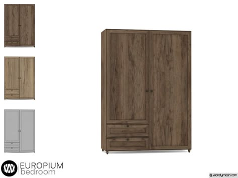 The Sims Resource - Europium Wardrobe Sims 4 Wardrobe, Sims 4 Wedding Dress, Living Room Sims 4, Sims 4 Build Mode, Sims 4 Build Cc, Sims Home, Sims 4 Kitchen, Sims 4 Bedroom, Sims 4 Clutter