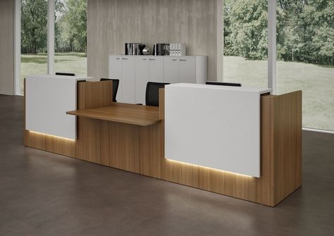 Product 34915 Office Reception Table Design, Modern Office Reception, Italian Office Furniture, Modern Office Furniture Design, Office Reception Design, Waiting Room Design, Contemporary Office Furniture, Contemporary Office Desk, Modern Reception Desk