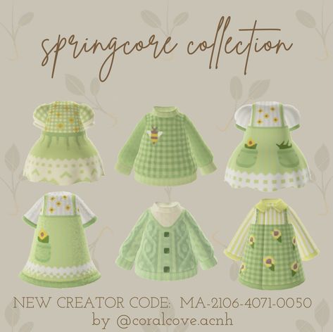 buttercup on Twitter: "here is my ‘springcore collection’ hope you like them and if you use them in your photos, please tag me as i would love to see them 💚 more pics in thread x #acnh #AnimalCrossingNewHorizons #acnhpattern #ACNHDesigns… https://t.co/SZPD2EKC1E" Acnh Cottagecore, Animal Crossing 3ds, Animal Crossing Funny, Animal Crossing Memes, Animal Crossing Guide, Spring Animals, Animal Crossing Qr Codes Clothes, Animal Crossing Wild World, Qr Codes Animal Crossing