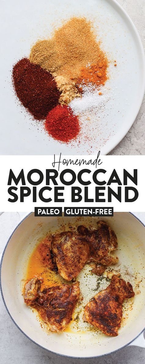 Moroccan Spices Blend, Moroccan Spice Blend, Moroccan Seasoning, Moroccan Salad, Food Spices, Paleo Sauces, Animal Treats, Homemade Seasoning, Fit Foodie Finds