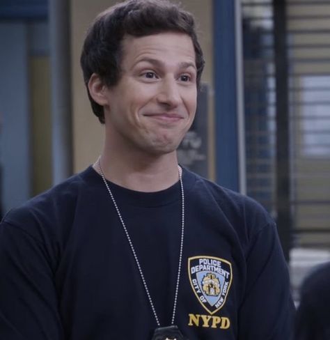 Jake Peralta, Andy Samberg, Brooklyn Nine Nine, Detective, Brooklyn, For Men, Black