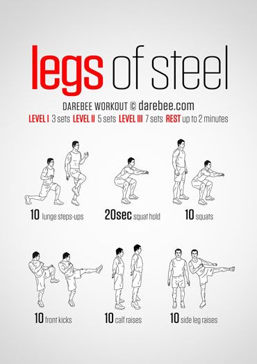 Legs of Steel Workout Superhero Workout, Latihan Dada, Trening Sztuk Walki, Football Workouts, Fitness Shirts, Trening Fitness, Martial Arts Workout, Workout Chart, Fitness Challenge