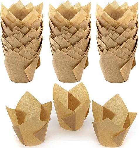 Tulip Cupcake Liners, Apple Packaging, Muffin Papers, Muffin Liners, Muffin Pans, Cupcake In A Cup, Paper Liner, Golden Apple, Cupcake Pan