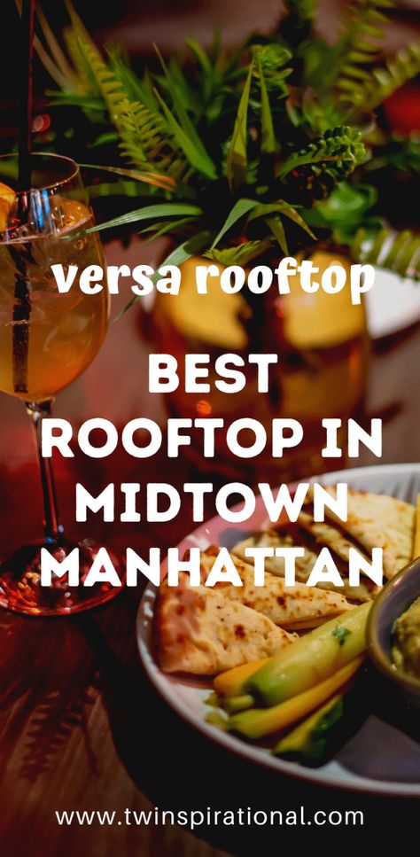 Rooftop Restaurants, Main Dining Room, Midtown Nyc, Manhattan Restaurants, Nyc Rooftop, Visit New York City, Best Rooftop Bars, Signature Cocktails, Midtown Manhattan