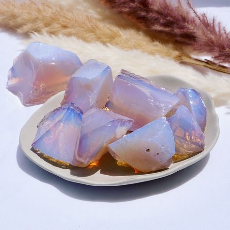 Pink Opalite is a man made crystal, but don't underestimate its metaphysical energy! Gentleness, child-like joy and playfulness are some of beautiful pink opalite's energetic qualities. #crystals #crystalhealing #crystalenergy #crystalsaustralia #pinkopalite #opalite Energy Crystals, Crystal Healing, A Man, Energy, Crystals, Pink, Quick Saves