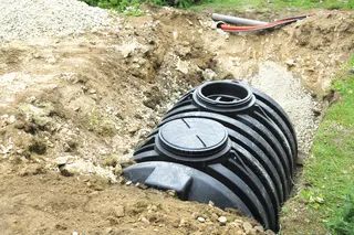 Septic Tank Installation and Pricing - This Old House Septic Tank Size, Concrete Septic Tank, Septic System Installation, Septic Tank Installation, Diy Septic System, Septic Tank Systems, Budget Landscaping, Liquid Waste, Sewage System