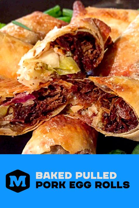 null Grilled Salmon Marinade, Baked Pulled Pork, Pork Egg Roll Recipes, Pulled Pork Egg Rolls, Pulled Pork Roast, Pork Egg Rolls, Easy Pulled Pork, Salmon Marinade, Teriyaki Marinade