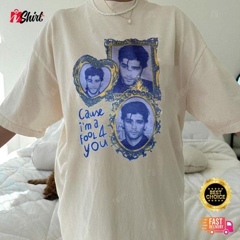 Zayn Malik T Shirt, Zayn Merch, Zayn Malik Merch, Zayn Core, Korean Tshirt, Nobody Nobody, Kaos Couple, Regalos Ideas, For You Song