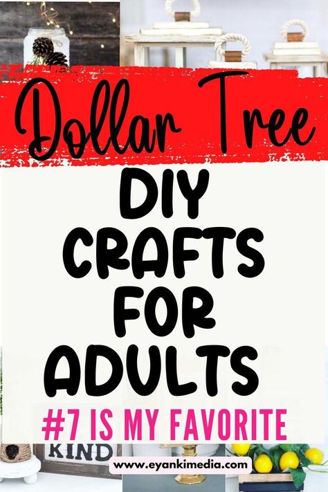 Crafts Boujee Dollar Tree Diy, Diy Dollar Store Gift Ideas, Simple Dollar Tree Crafts, Upscale Dollar Tree Diy, Crafts Using Dollar Tree Items, Inexpensive Craft Ideas, Dollar Tree Frame Crafts, Dollars Tree Diy, Dollar Tree Birthday Party Ideas