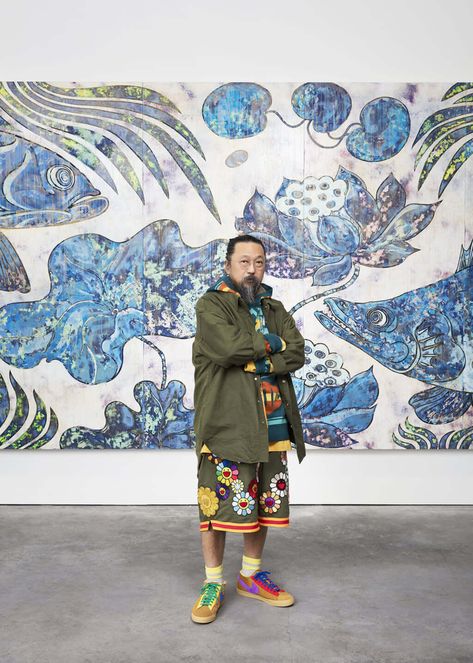 Murakami Artist, Murakami Art, Takashi Murakami Art, Superflat, Banksy Art, Takashi Murakami, Large Artwork, Art Japonais, European Art