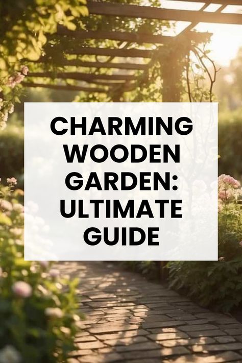 If you're dreaming about a beautiful garden filled with warmth and creativity, wooden garden designs are the way to go! From lovely wooden trellises cascading with colorful blooms to rustic planters that add charm, let this inspire your outdoor space makeover. You can find so many ways to use wood in your garden for a fresh, beautiful look. Perfect for flower lovers and DIY enthusiasts alike, these ideas show how wood brings nature and comfort together right in your backyard. Save and follow for more fun tips! Ideas With Wood, Vertical Garden Wall Planter, Wood Chopping, Wooden Trellis, Rustic Planters, Landscaping Inspiration, Outdoor Designs, Garden Walkway, Wooden Pergola