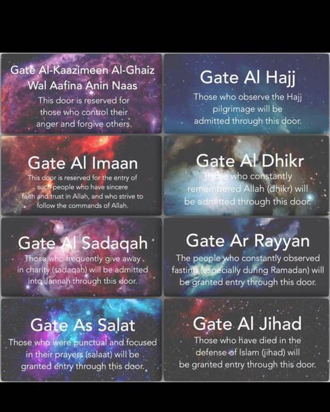 “The gates of Jannah...❤❤❤ Doors Of Jannah, Islamic Journal, Gates Of Hell, Vision Board Photos, Islamic Quotes Wallpaper, Islamic Posters, Muslim Lifestyle, Be Blessed, Peace And Harmony