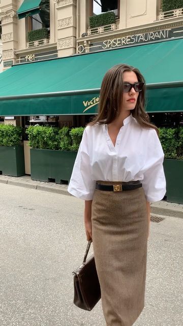 Populaire Outfits, Rock Outfit, Corporate Outfits, Elegante Casual, Classy Work Outfits, Stylish Work Outfits, Ținută Casual, A Goddess, Elegantes Outfit