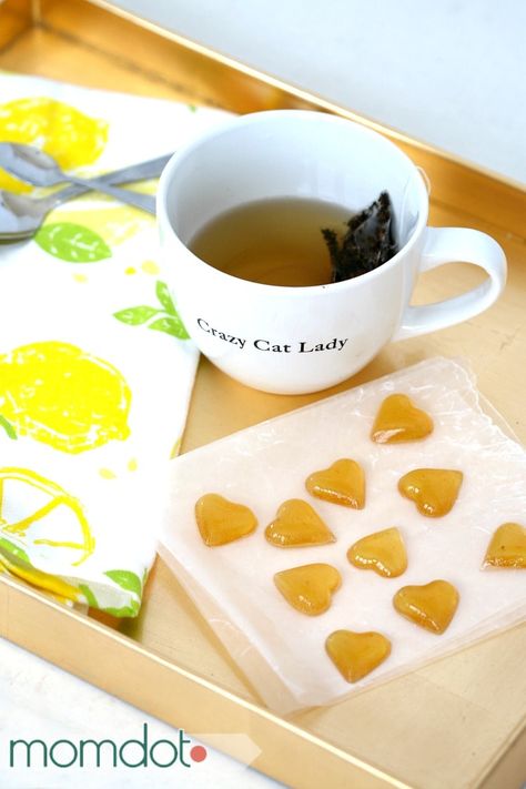 How to Create Microwave Hard Candy: Make Honey Drops for melting in hot tea, under 5 minutes! Hard Candy Recipes, Tea Drops, Honey Drops, Honey Candy, Honey Diy, Honey Recipes, Homemade Candies, A Cup Of Tea, Candy Making