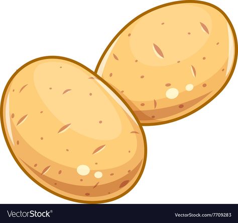 Potato Drawing Illustration, Potatoes Drawing, Potato Clipart, Potato Illustration, Potato Drawing, Potato Picture, Vegetables Drawing, Shadows Drawing, Cartoon Potato