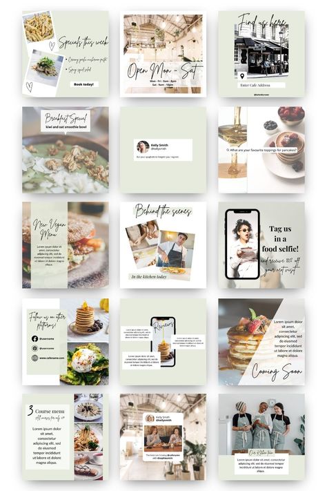 Food Brand Launch Instagram Post, Food Blog Instagram Feed, Food Review Post, Restaurant Instagram Feed Design, Restaurant Instagram Feed Ideas, Restaurant Ig Feed, Restaurant Instagram Post Ideas, Cafe Instagram Post, Restaurant Social Media Post Ideas