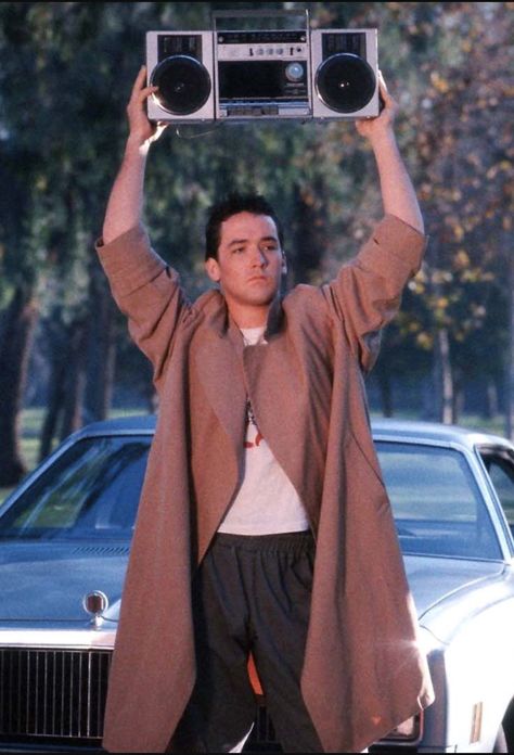 Say Anything (1989) Dir. Cameron Crowe Romantic Films, Lloyd Dobler, Couple Costume, Love Cover, 80s Movies, Cosplay Halloween, Romantic Movies, Say Anything, Couples Costumes