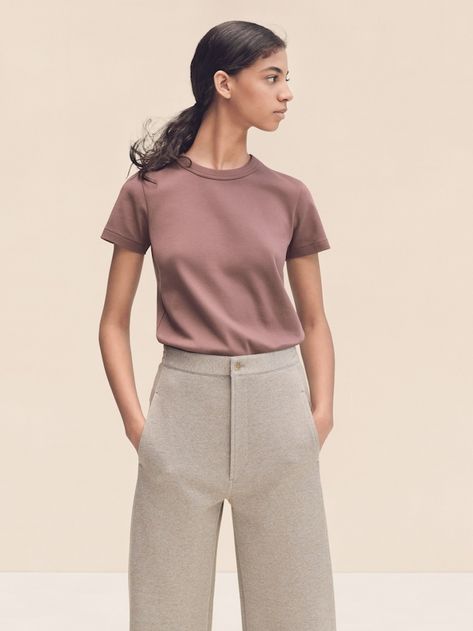 Wide Trousers Outfit, Uniqlo Women Outfit, Uniqlo U, Paris Atelier, Christophe Lemaire, Trendy Outerwear, Wide Trousers, Classic Pants, Uniqlo Women