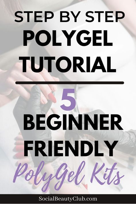 Use the list of the 5 best PolyGel kits to buy the right kit for you. Now you, can use that kit to learn how to apply PolyGel at home. #polygelnails #polygeltutorial #polygel #polygeltipsandtrick How To Apply Poly Gel Nails, Polygel Nails For Beginners, Modelones Polygel Nails Tutorial, How To Do Poly Gel Nails At Home, Polygel Toenails, How To Apply Polygel Nails, Polygel Tips And Tricks, Polygel Nails Diy, Polygel Ideas