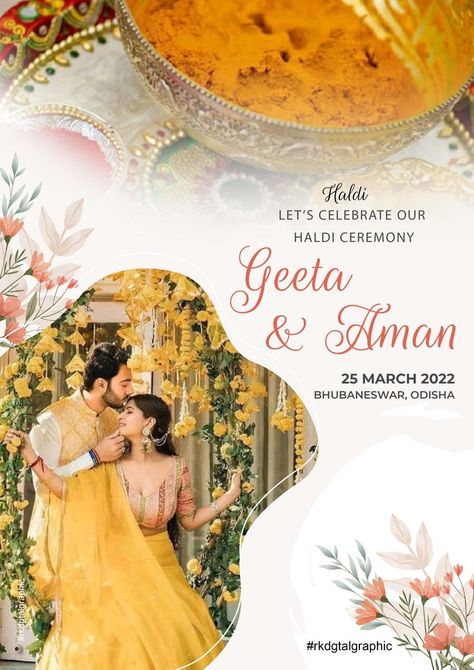 Haldi Ceremony Flex Banner PSD Photoshop File Download for Free #haldi #ceremony #photoshopfile #templates #freepsd #psd #rkdgtalgraphic #haldiceremony #photoshop Wedding Ceremony Design, Flex Banner Design, Flex Banner, Rings Ceremony, Ceremony Design, Wedding Illustration, Haldi Ceremony, Wedding Banner, Digital Weddings