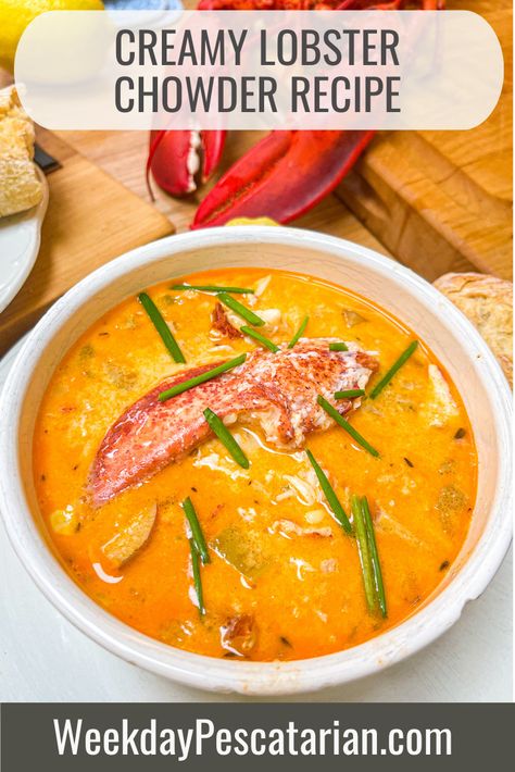 Lobster Stew Recipe Maine, Lobster Chowder Recipe, Lobster Chowder, Lobster Stew, Lobster Soup, Lobster Bisque Recipe, Steamed Lobster, Lobster Risotto, Fall Favorites Recipes