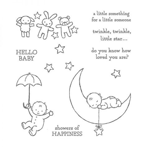 Today's "Hello Baby" card features the Stampin Up Moon Baby Stamp Set and the fabulous watercolor pencils! Baby Boy Cards, Moon Baby, Boy Cards, Baby Journal, Scrapbooking Photo, Baby Album, Hand Of Cards, Hello Baby